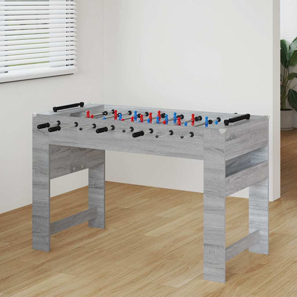 vidaXL Tafelvoetbal Wit 125 x 60,5 x 80 cm Bewerkt hout