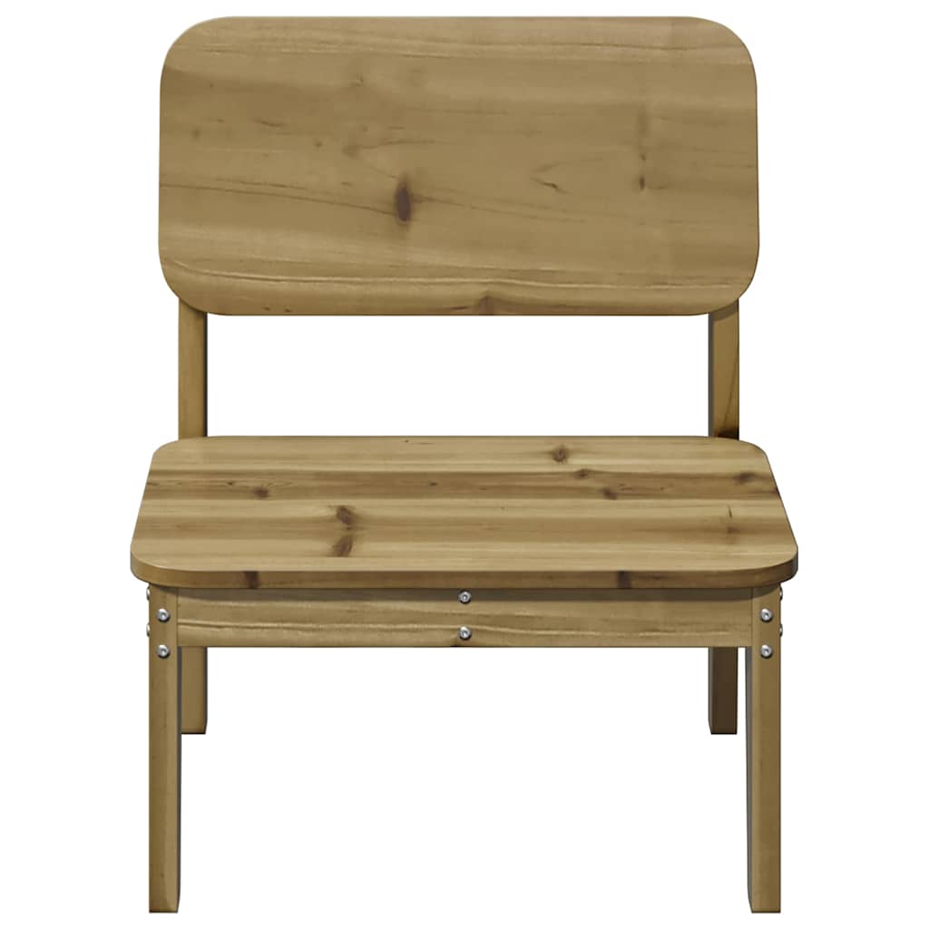 vidaXL Tuinstoel 60x52,5x72 cm massief grenenhout