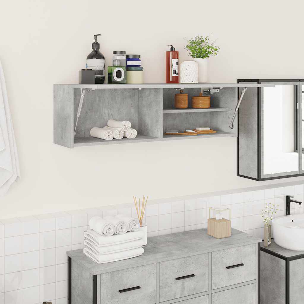 vidaXL Bathroom Wall Cabinet 60x25x30 cm Engineered Wood White