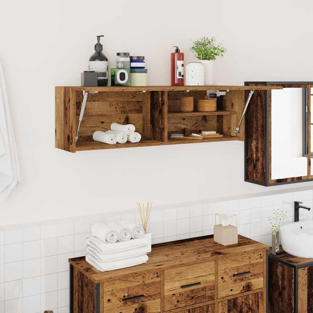 vidaXL Bathroom Wall Cabinet 60x25x30 cm Engineered Wood White