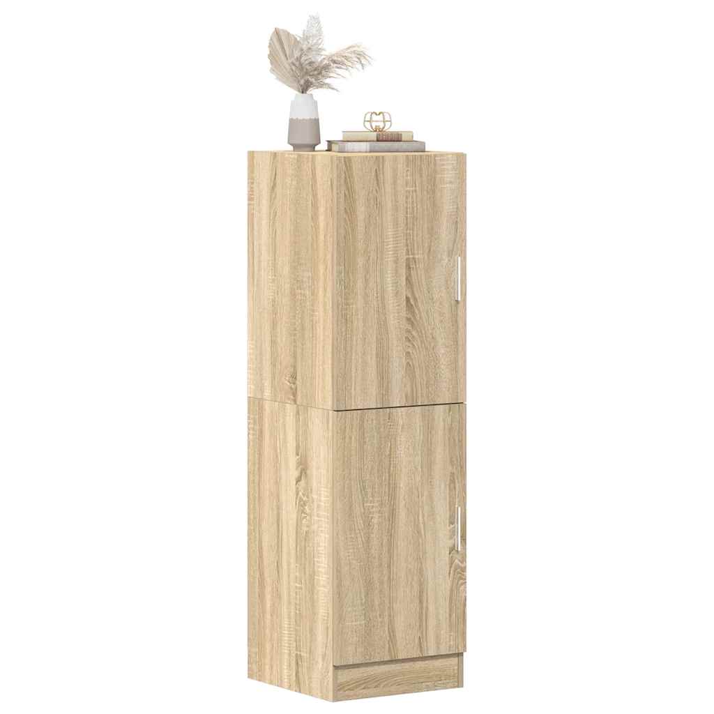 vidaXL Keukenkast 38x41,5x131,5 cm bewerkt hout wit