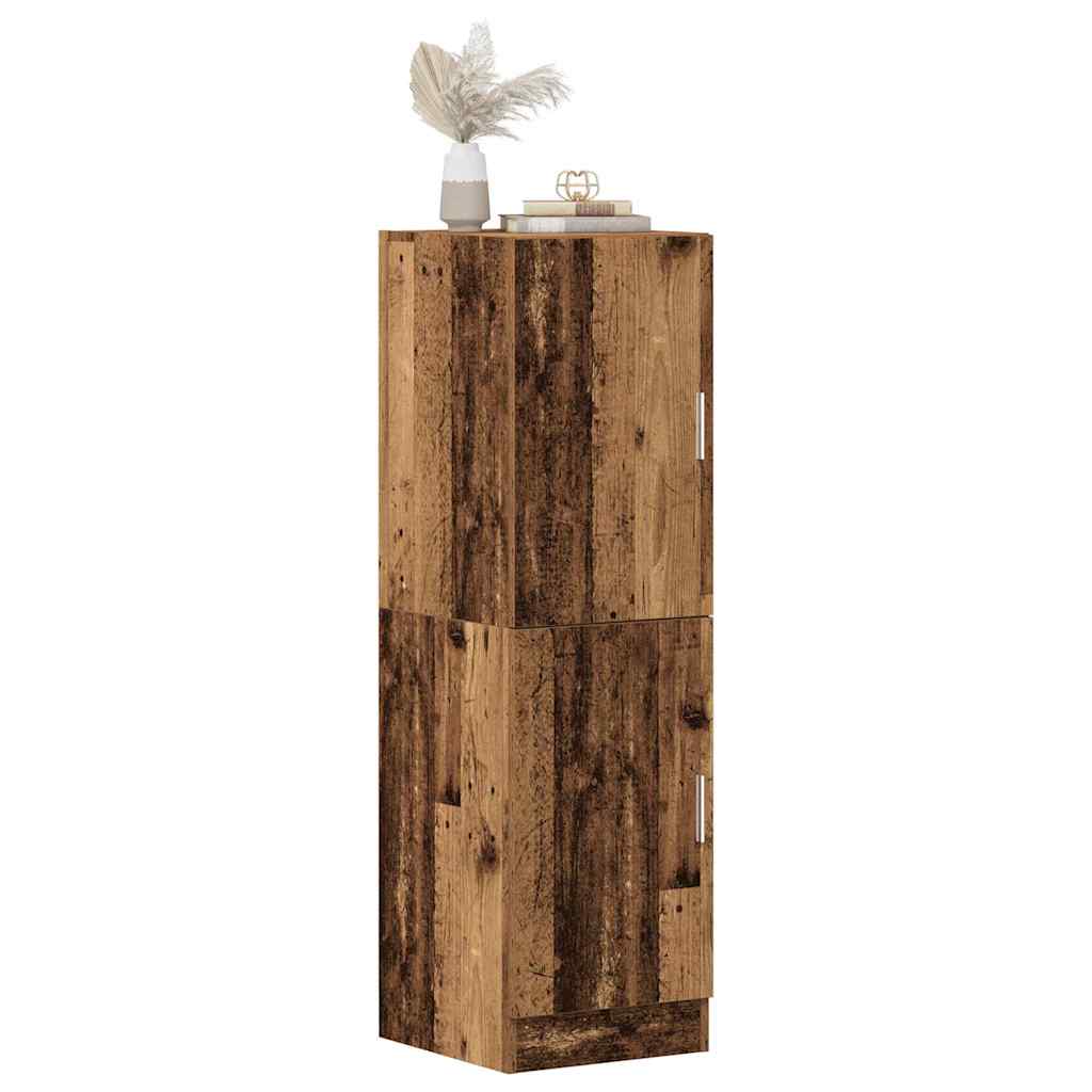 vidaXL Keukenkast 38x41,5x131,5 cm bewerkt hout wit