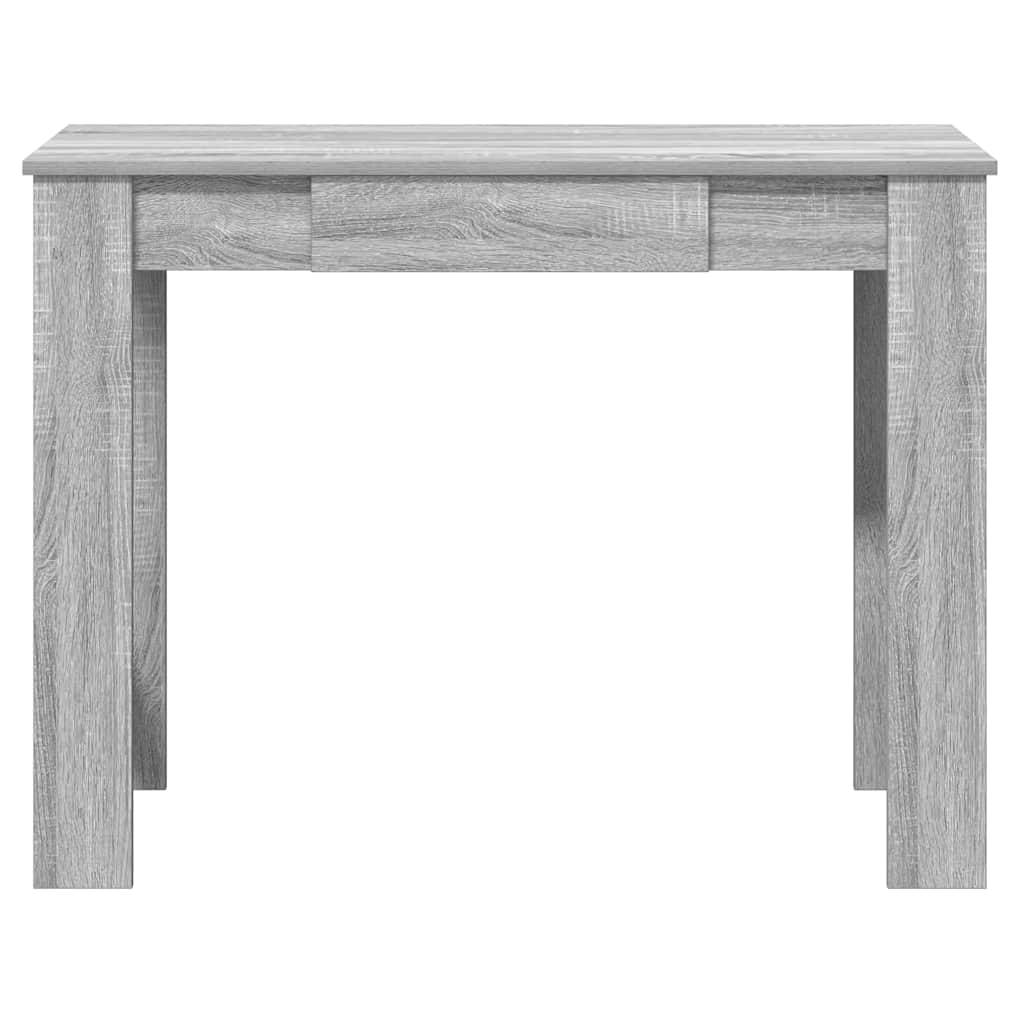 vidaXL Bureau 100x45x75 cm bewerkt hout wit