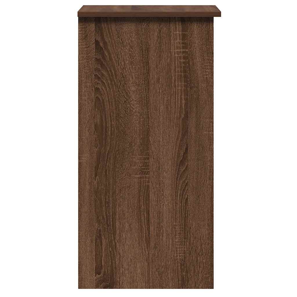 vidaXL Bureau met schappen 84x40x78 cm bewerkt hout wit