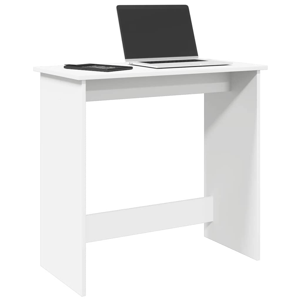 vidaXL Desk 80x40x75 cm engineered wood white
