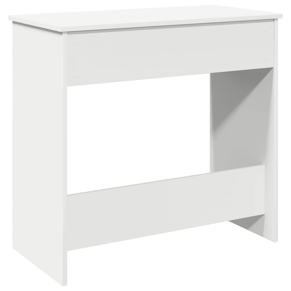 vidaXL Bureau 80x40x75 cm bewerkt hout wit