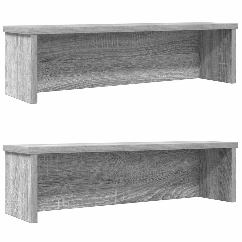 vidaXL Keukenrek stapelbaar 50x15x16 cm bewerkt hout wit