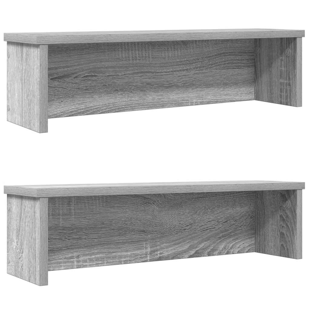 vidaXL Keukenrek stapelbaar 50x15x16 cm bewerkt hout wit