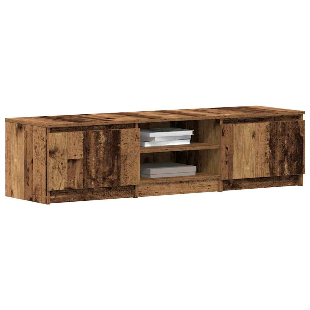vidaXL Tv-meubel 140x40x35,5 cm bewerkt hout wit