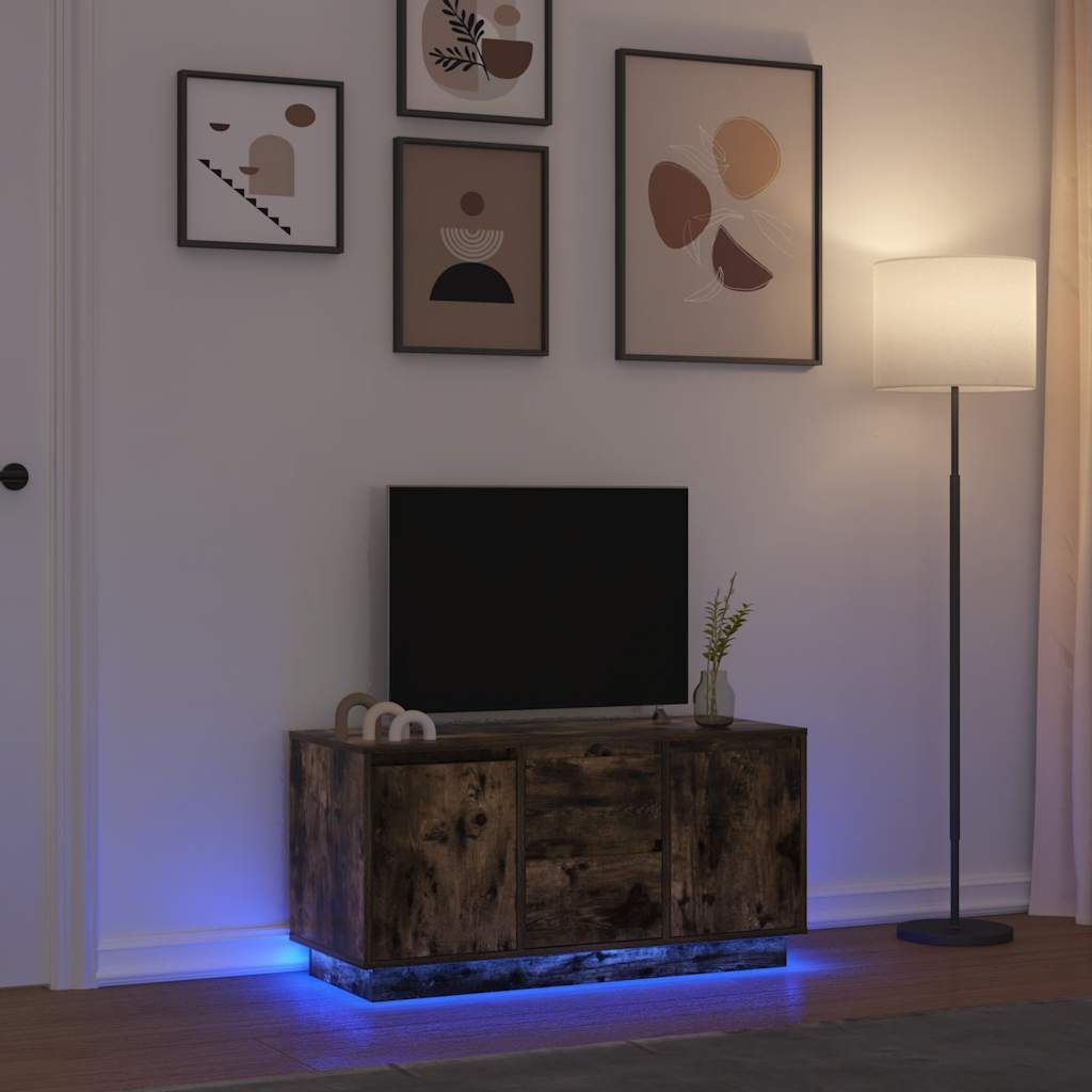 vidaXL Tv-meubel 188,5x41x50 cm spaanplaat wit