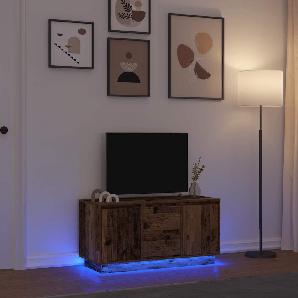 vidaXL Tv-meubel 188,5x41x50 cm spaanplaat wit