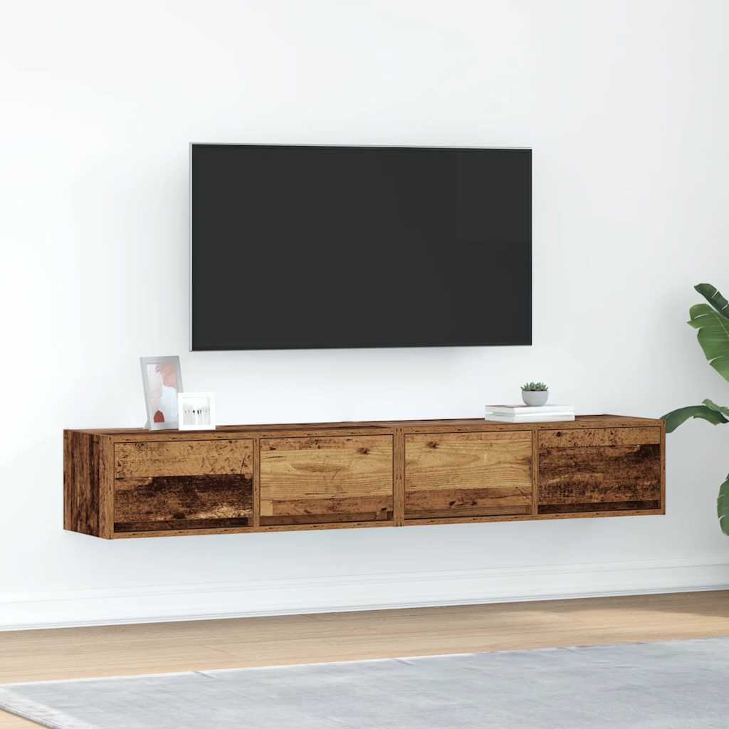 vidaXL Tv-meubel 60x31x25,5 cm bewerkt hout wit