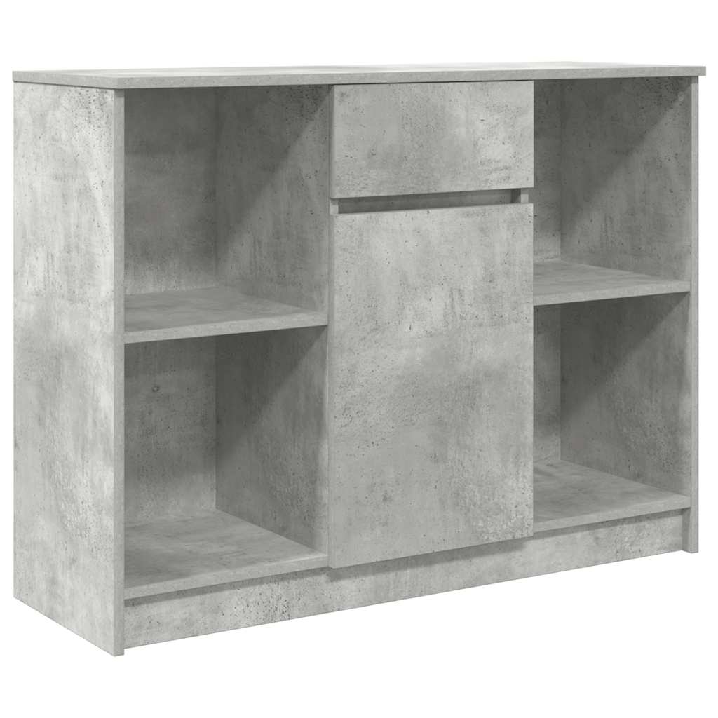 vidaXL Dressoir met lade 101x35x76 cm spaanplaat wit