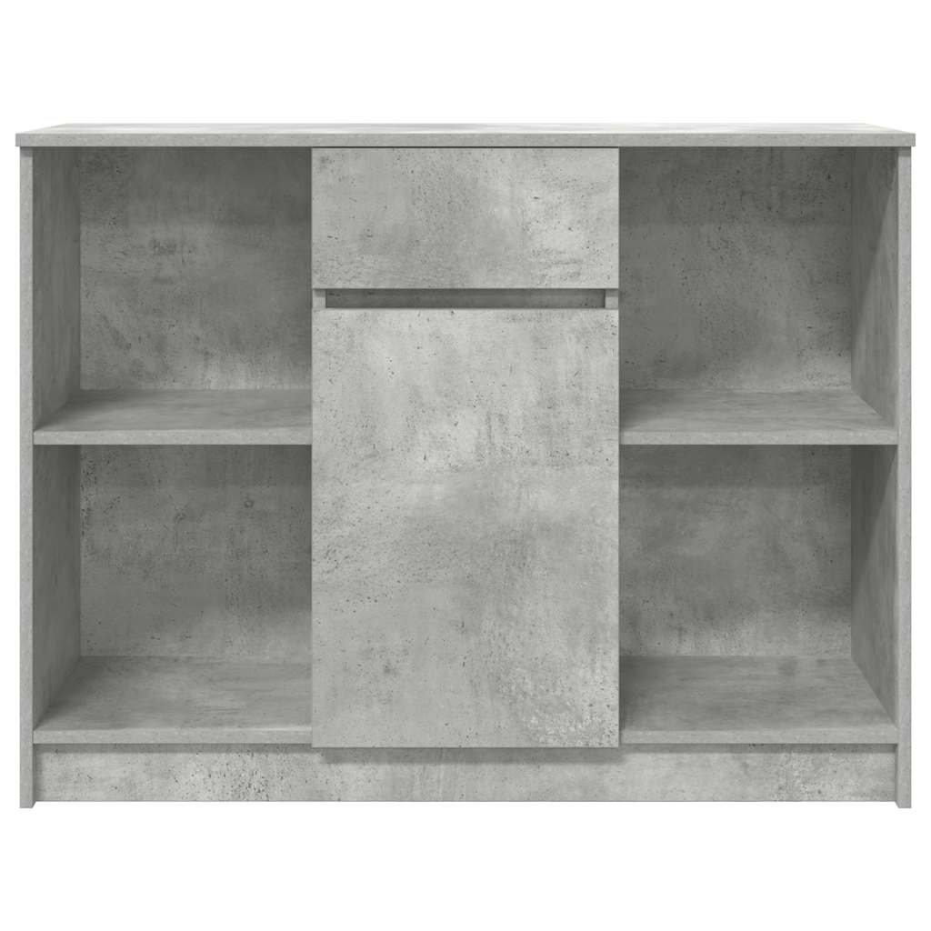 vidaXL Dressoir met lade 101x35x76 cm spaanplaat wit