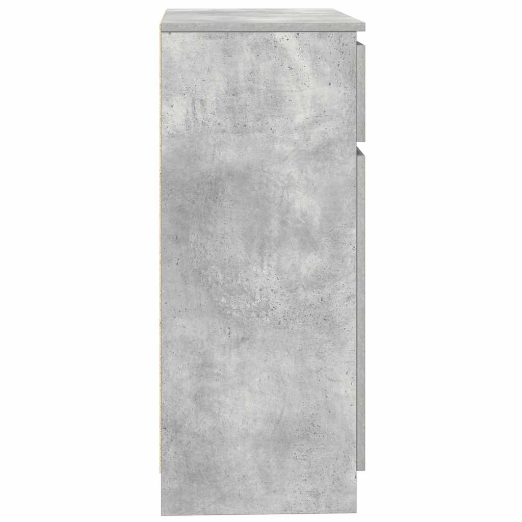 vidaXL Dressoir met lade 71x35x84 cm spaanplaat wit