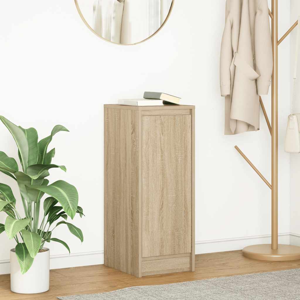 vidaXL Dressoir 29,5x34x76 cm spaanplaat wit