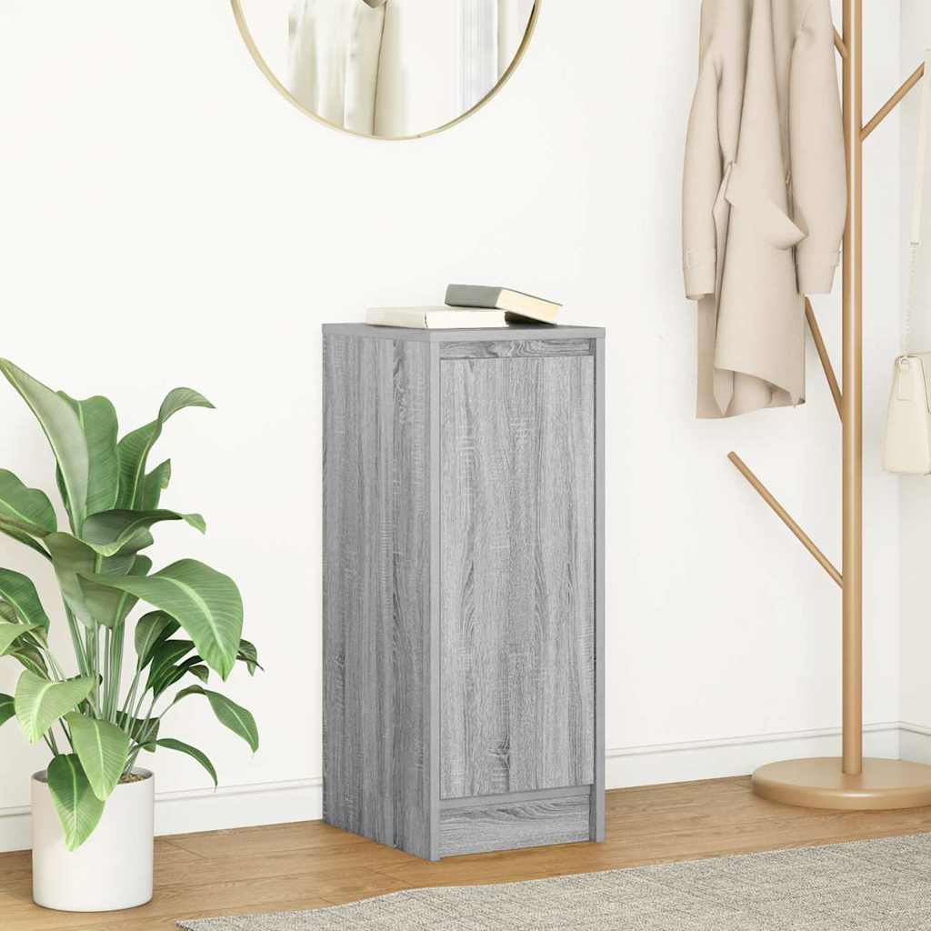 vidaXL Dressoir 29,5x34x76 cm spaanplaat wit