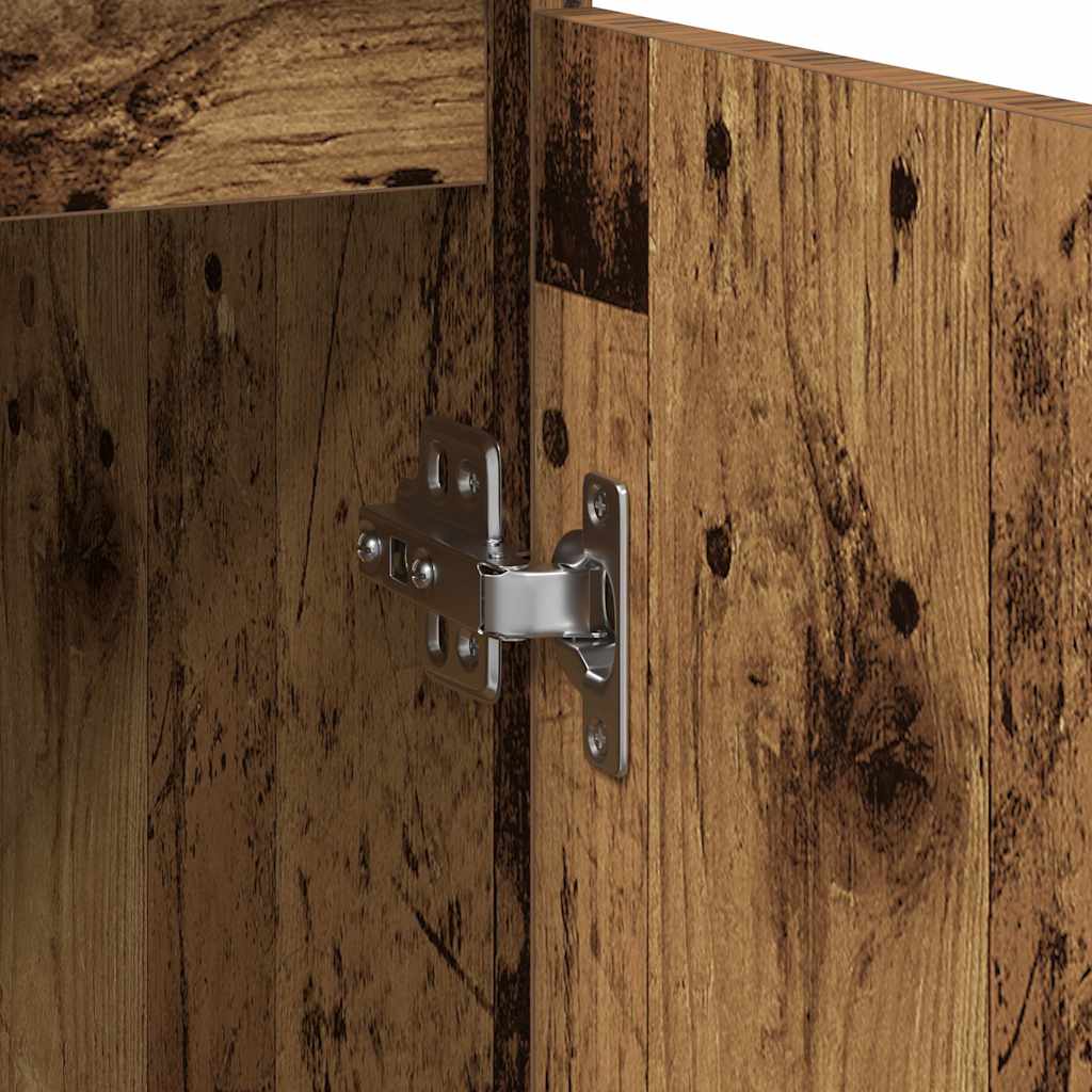 vidaXL Dressoir 29,5x34x76 cm spaanplaat wit