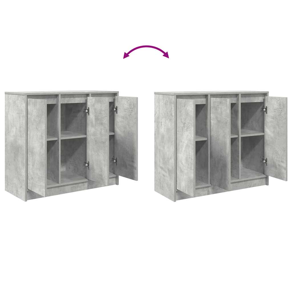 vidaXL Dressoir 85x34x76 cm bewerkt hout wit
