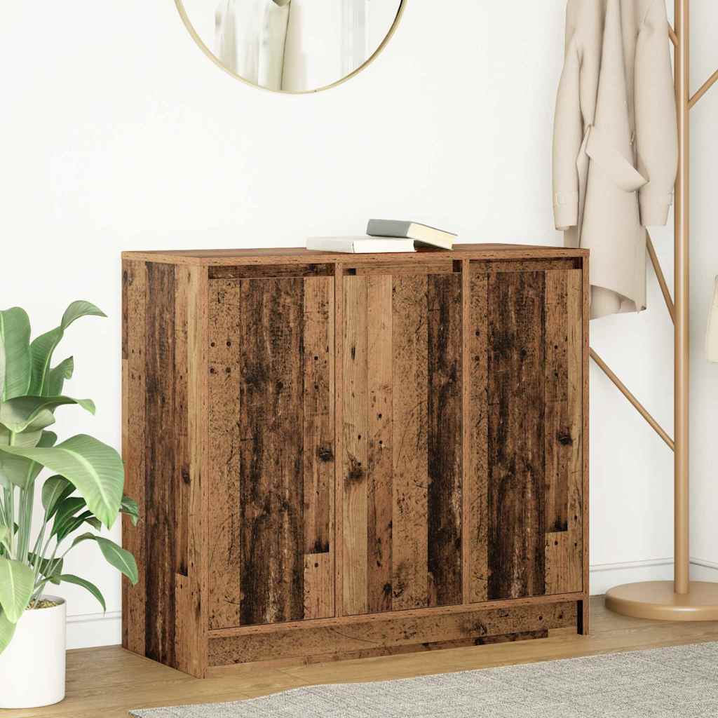 vidaXL Dressoir 85x34x76 cm bewerkt hout wit