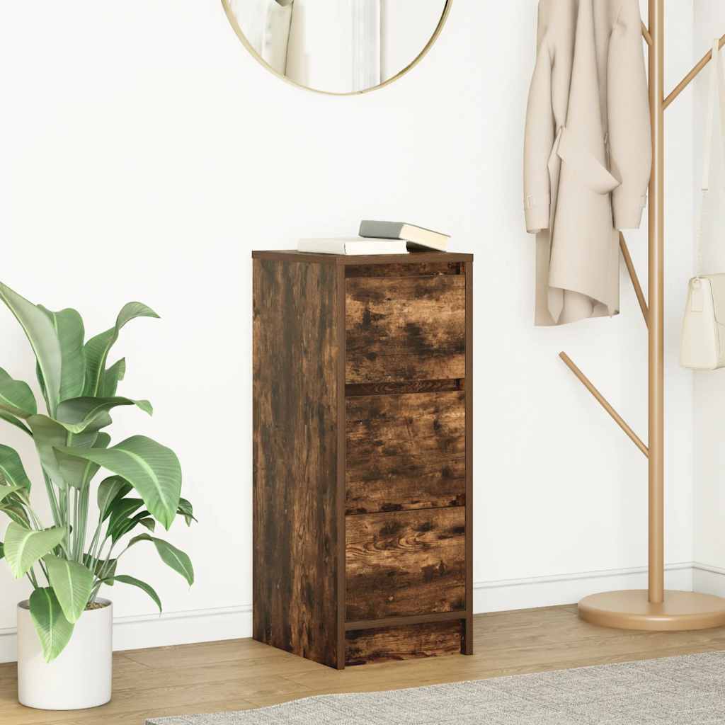 vidaXL Sideboard 29.5x34x76 cm chipboard white