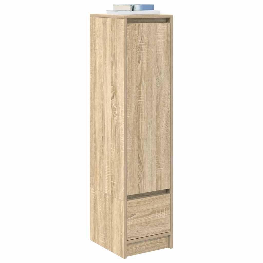 vidaXL Highboard 29,5x34x119,5 cm spaanplaat wit