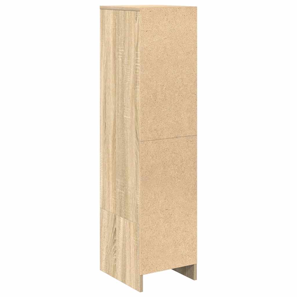 vidaXL Highboard 29,5x34x119,5 cm spaanplaat wit