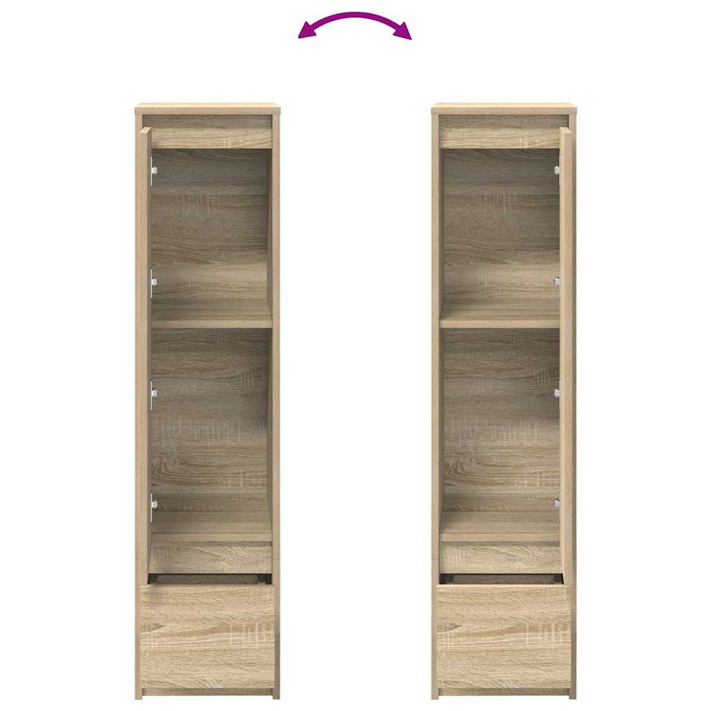 vidaXL Highboard 29,5x34x119,5 cm spaanplaat wit