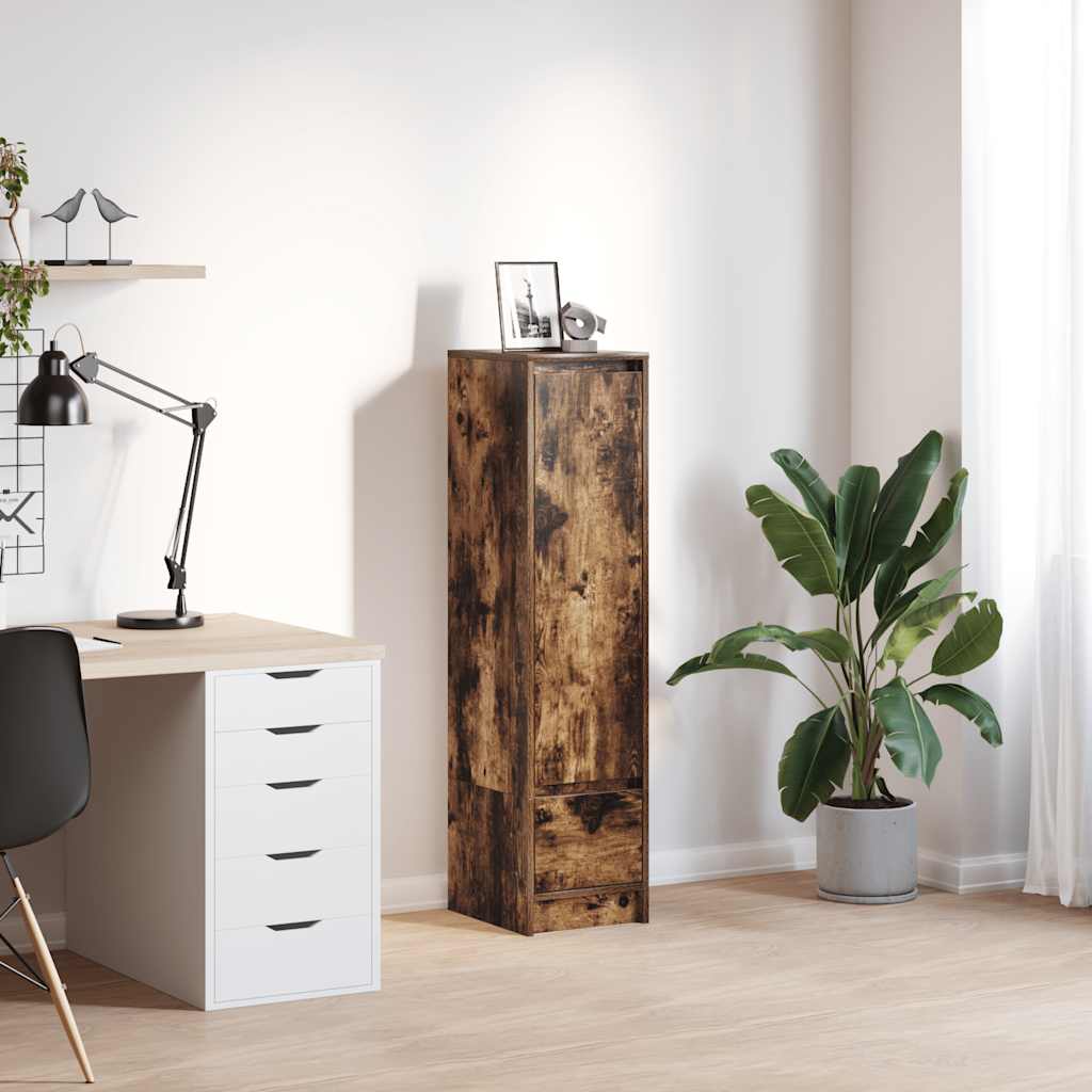 vidaXL Highboard 29,5x34x119,5 cm spaanplaat wit