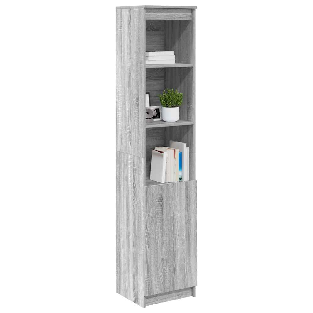 vidaXL Highboard 50x35x180 cm spaanplaat wit