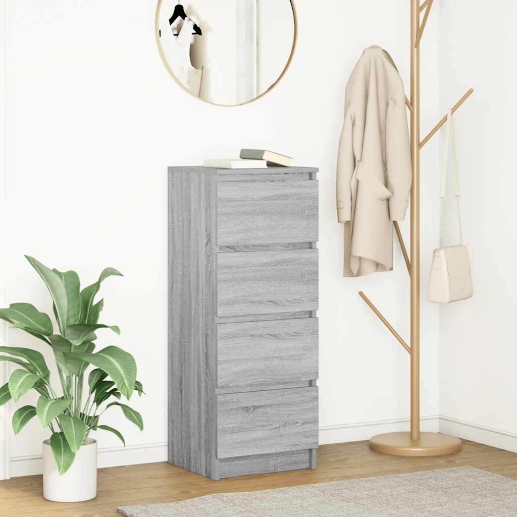 vidaXL Sideboard 37.5x35x99 cm chipboard white