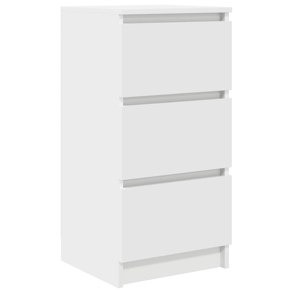 vidaXL Dressoir 37,5x35x76 cm bewerkt hout wit