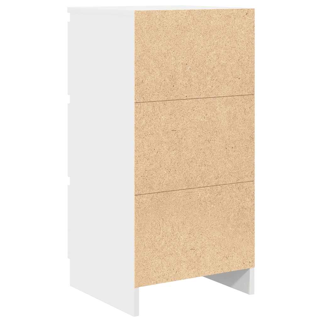 vidaXL Dressoir 37,5x35x76 cm bewerkt hout wit