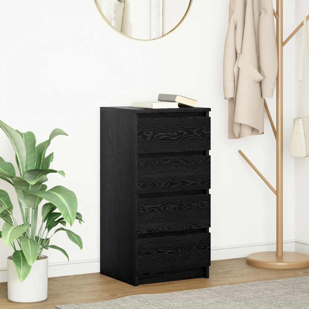 vidaXL Dressoir 37,5x35x76 cm bewerkt hout wit