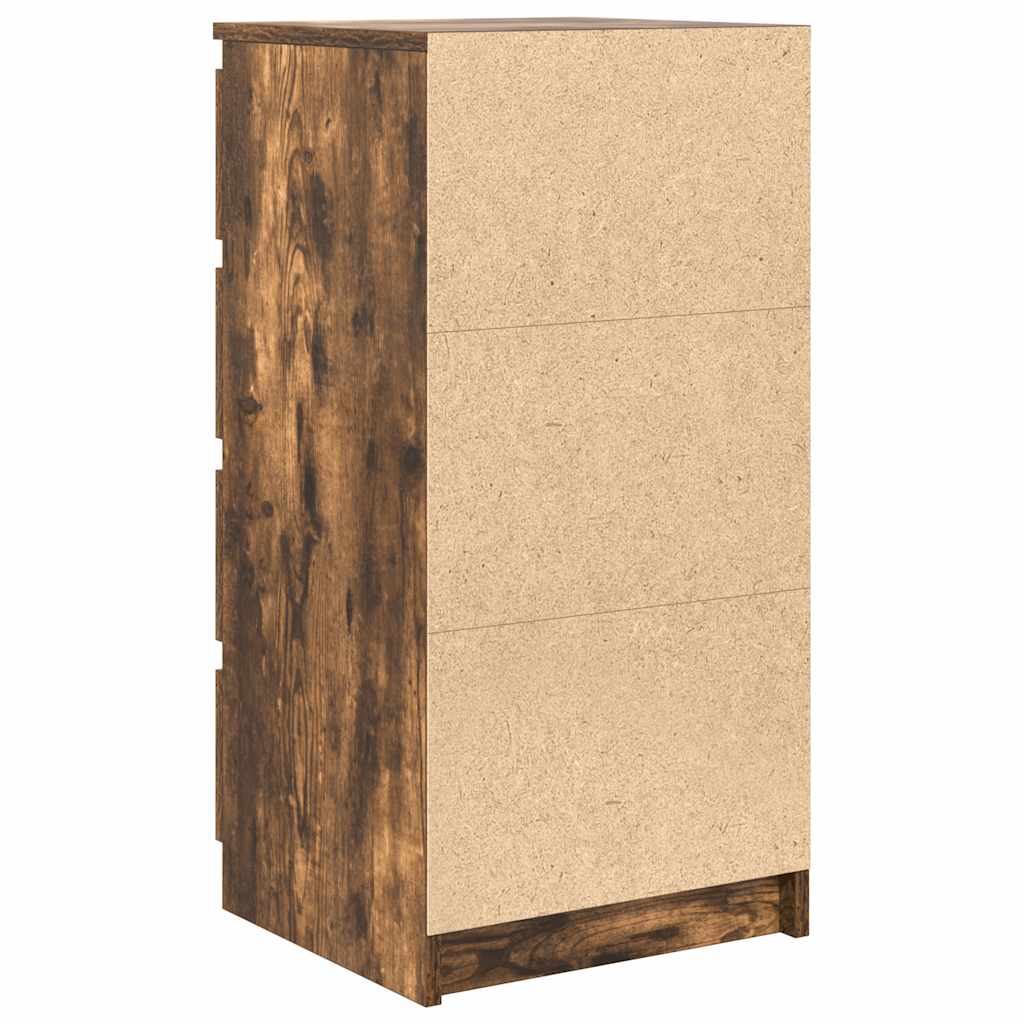 vidaXL Dressoir met lades 37,5x35x99 cm spaanplaat wit
