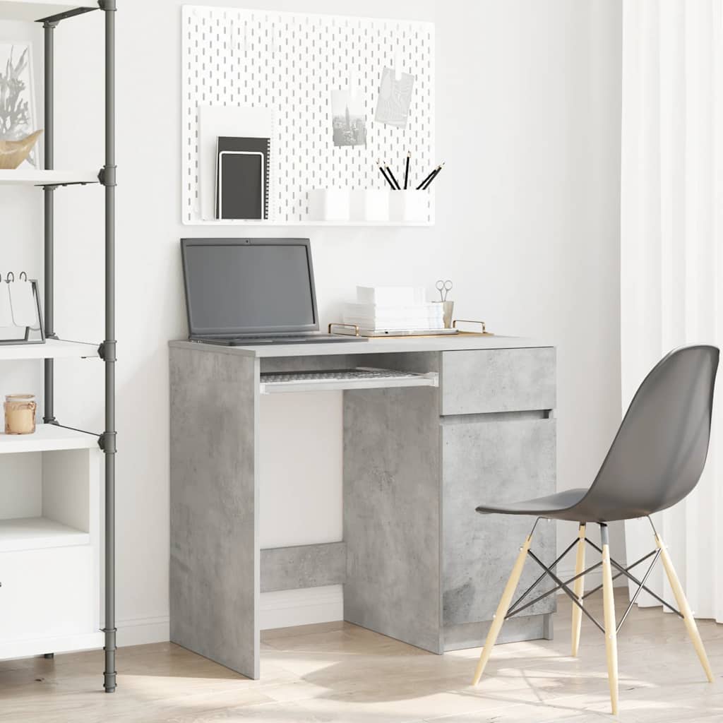 vidaXL Bureau 86x49x76 cm spaanplaat wit