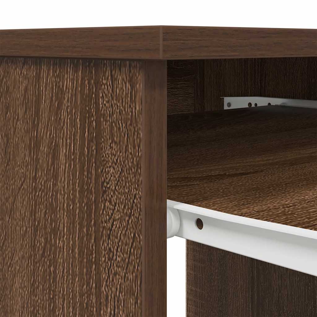 vidaXL Bureau 86x49x76 cm spaanplaat wit