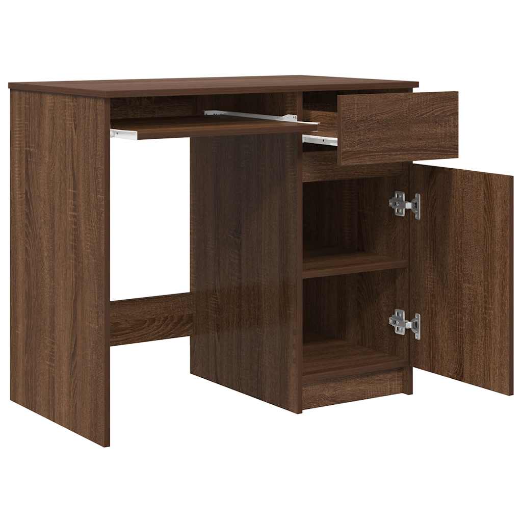 vidaXL Bureau 86x49x76 cm spaanplaat wit