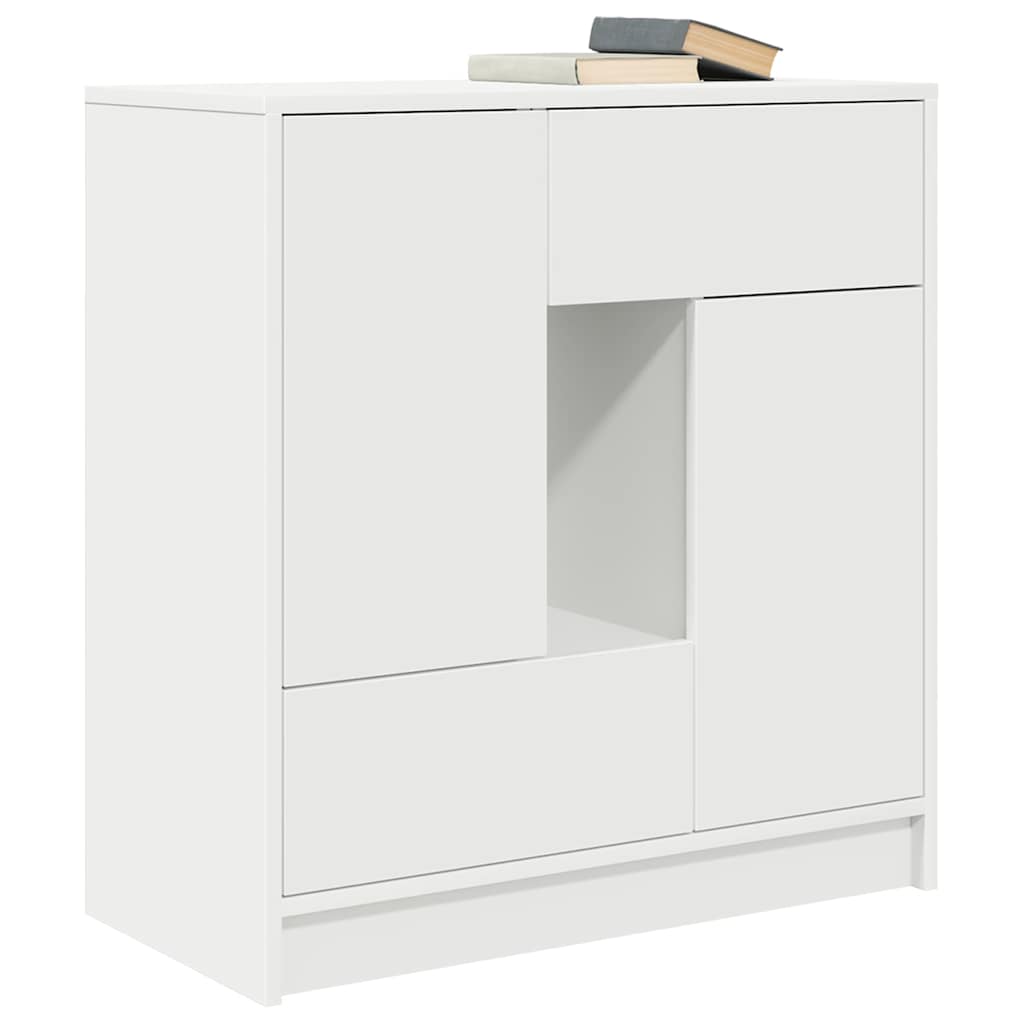 vidaXL Dressoir met lades en deuren 70,5x34x74,5 cm wit