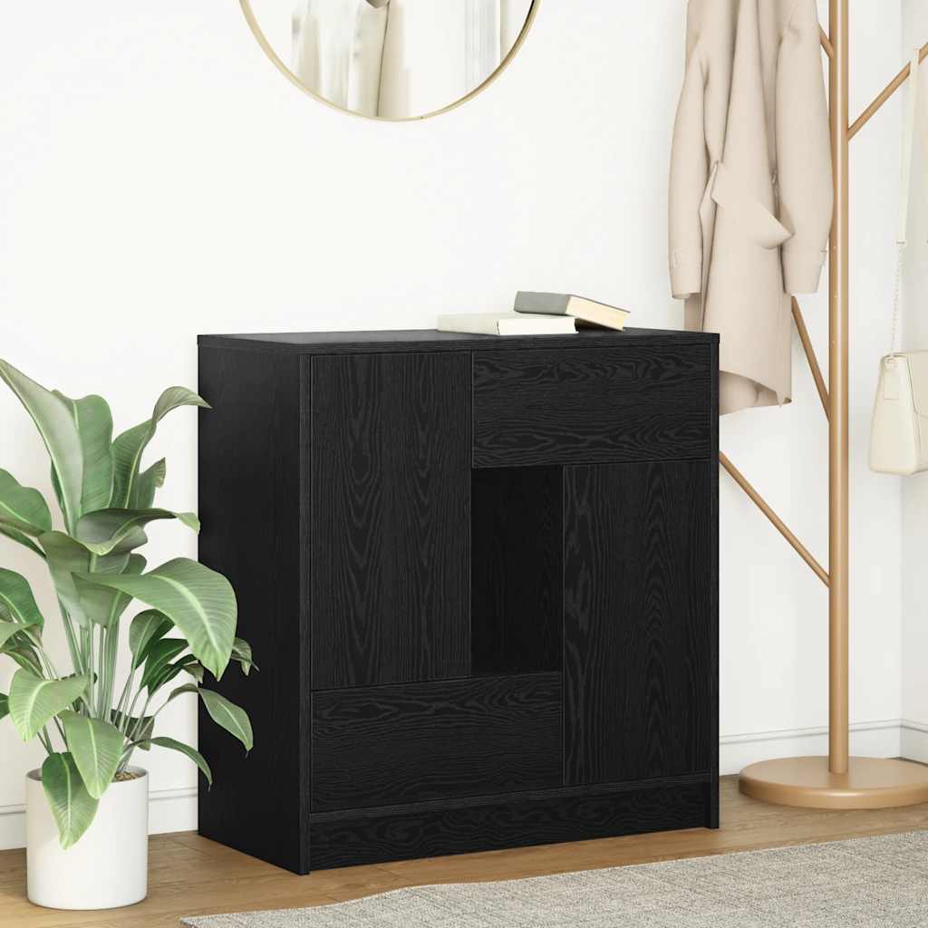 vidaXL Dressoir met lades en deuren 70,5x34x74,5 cm wit