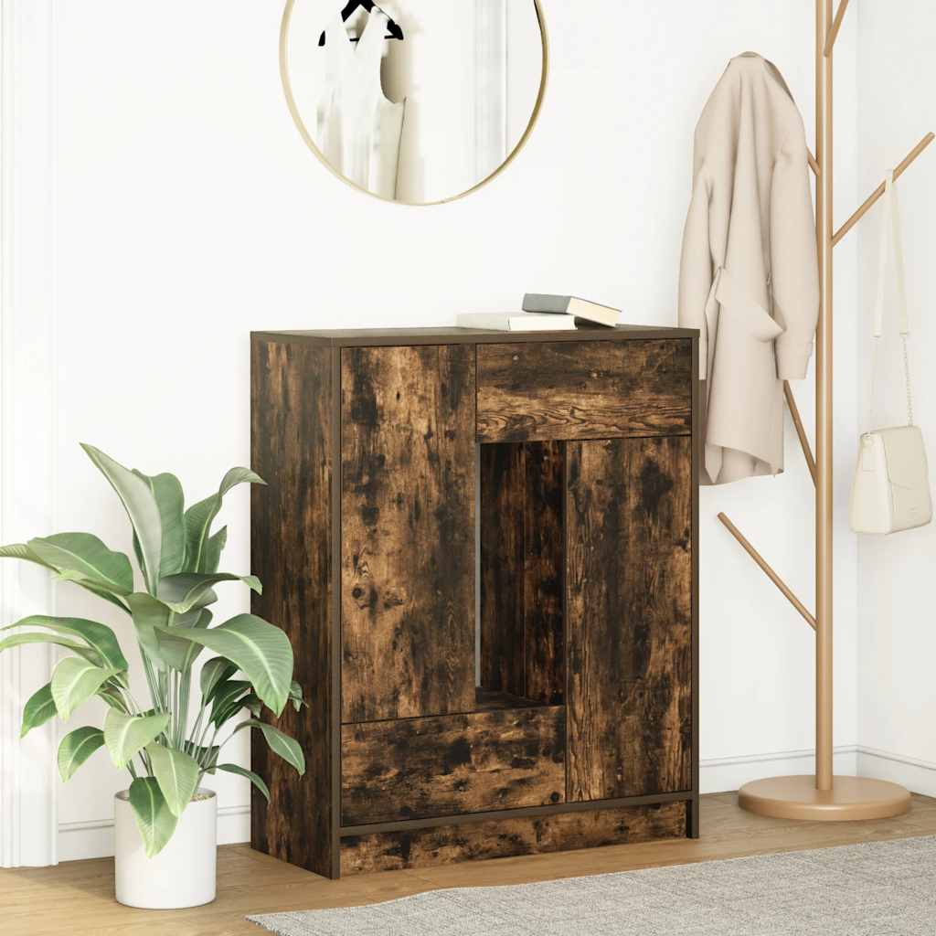 vidaXL Dressoir met lades en deuren 73x31x90 cm wit