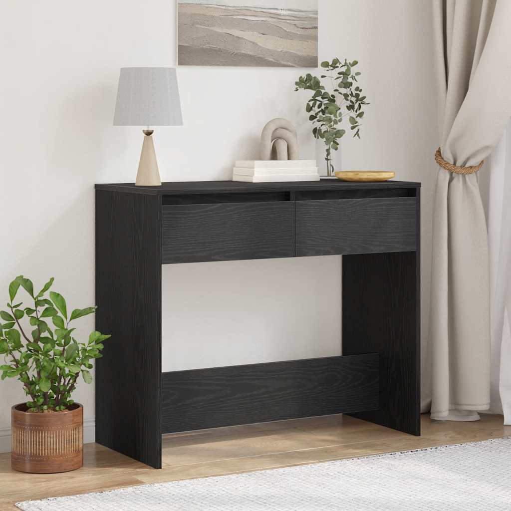 vidaXL Wandtafel 89x41x76,5 cm bewerkt hout wit