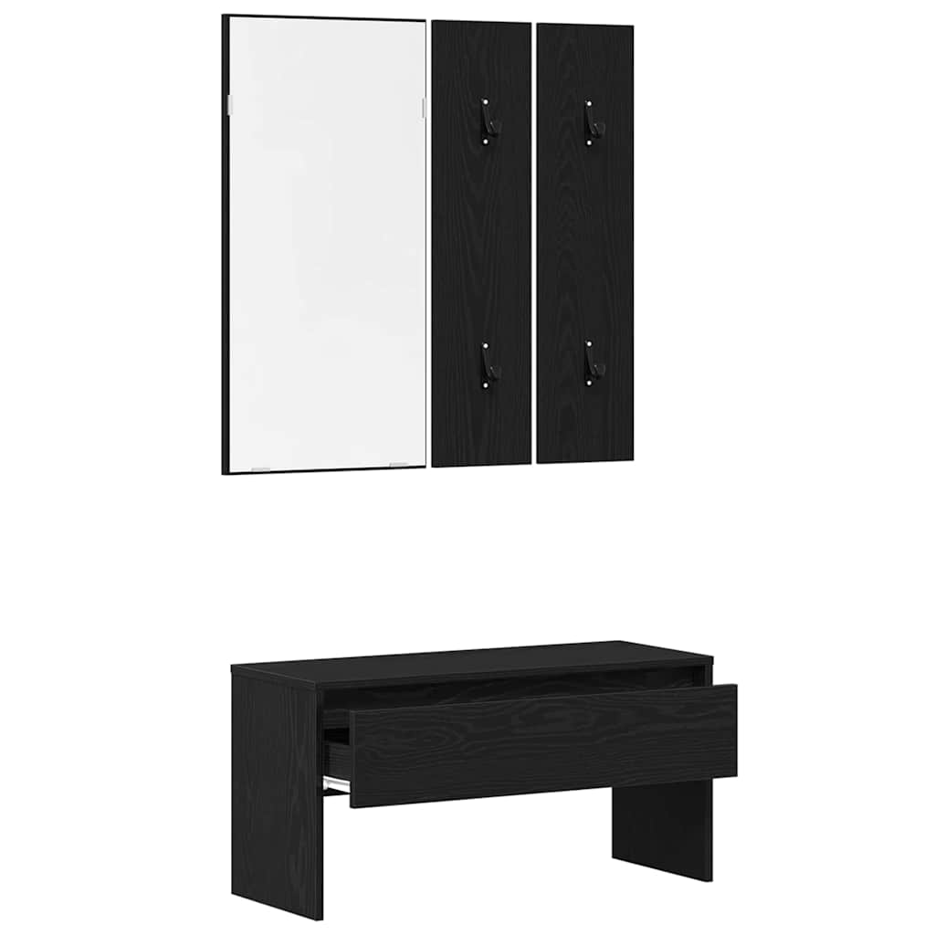 vidaXL Wardrobe Set Engineered Wood White