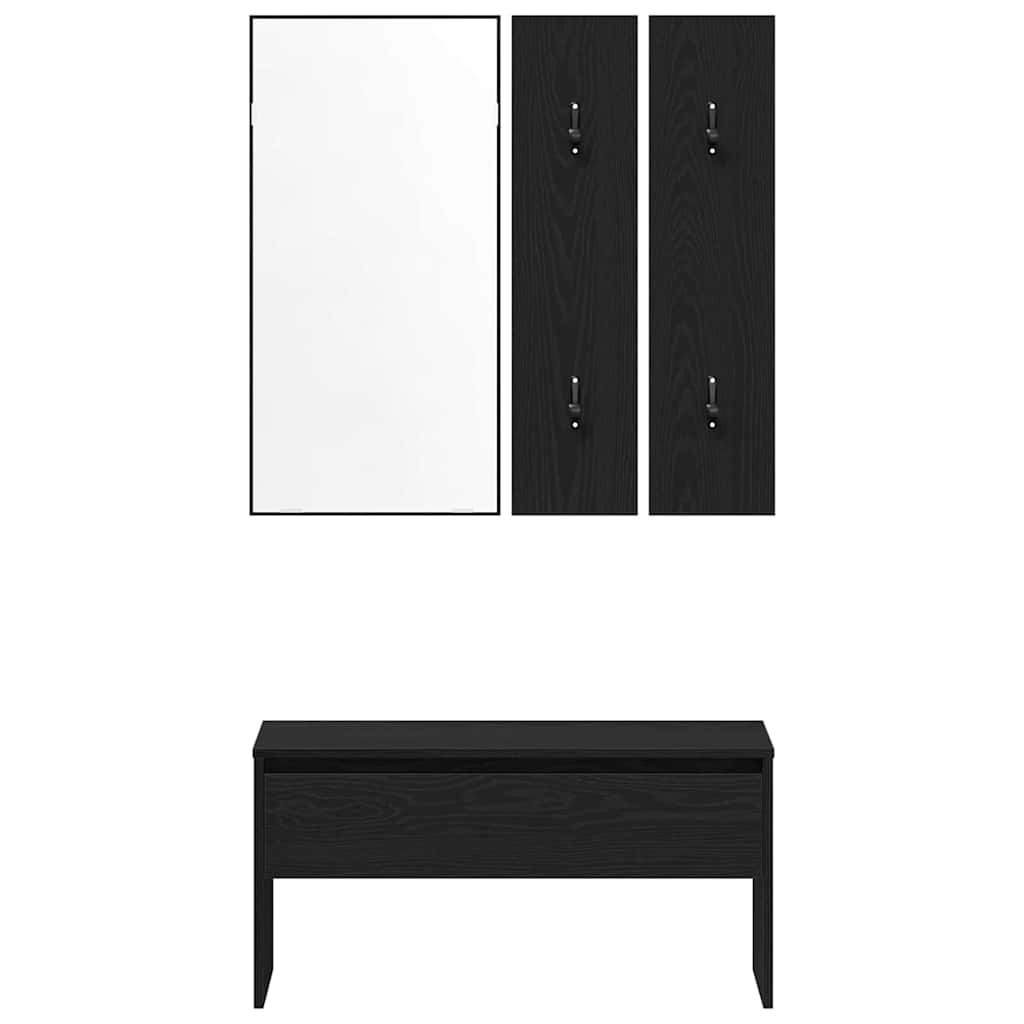 vidaXL Wardrobe Set Engineered Wood White