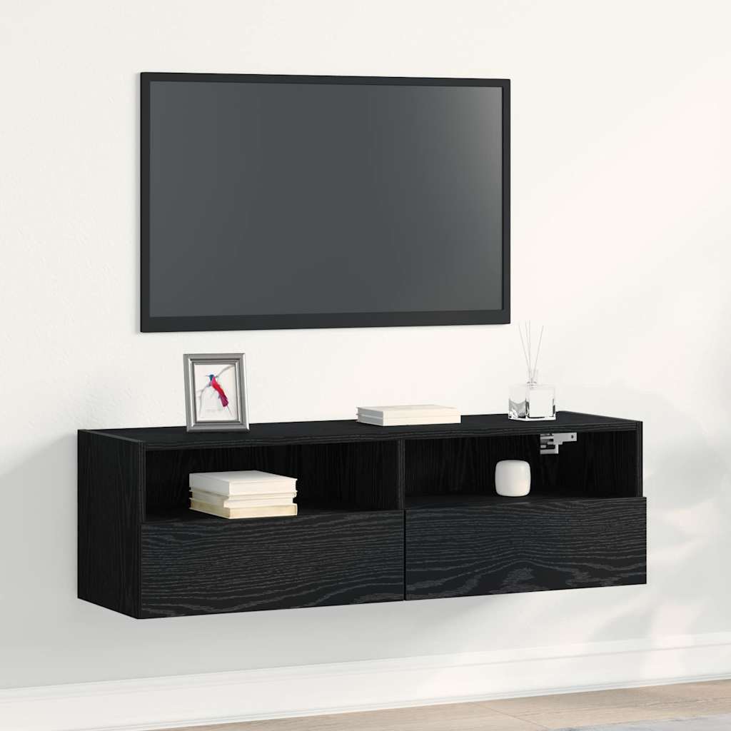 vidaXL Tv-wandmeubels 2 st 40x30x30 cm bewerkt hout wit