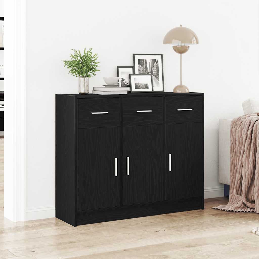 vidaXL Sideboard White 91x28x75 cm Engineered Wood