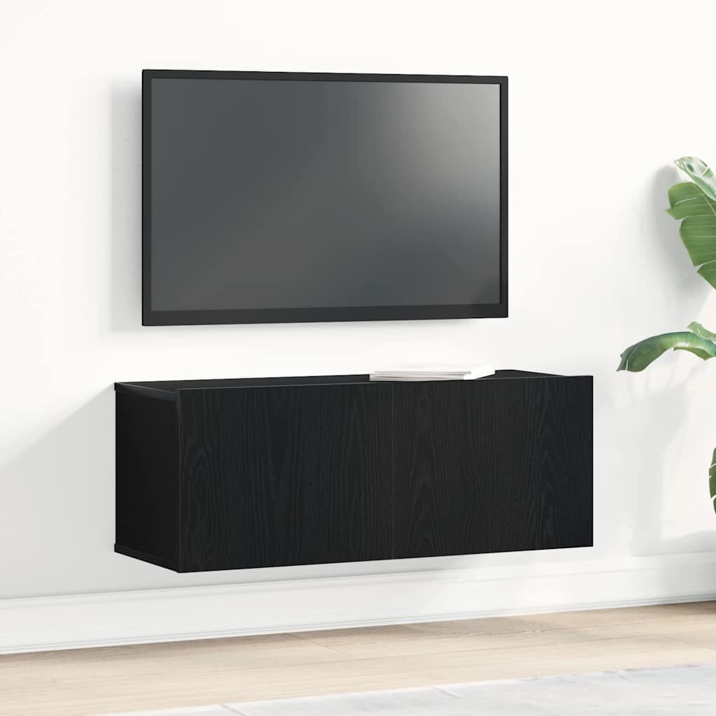 vidaXL Tv-meubels 2 st 80x30x30 cm bewerkt hout wit