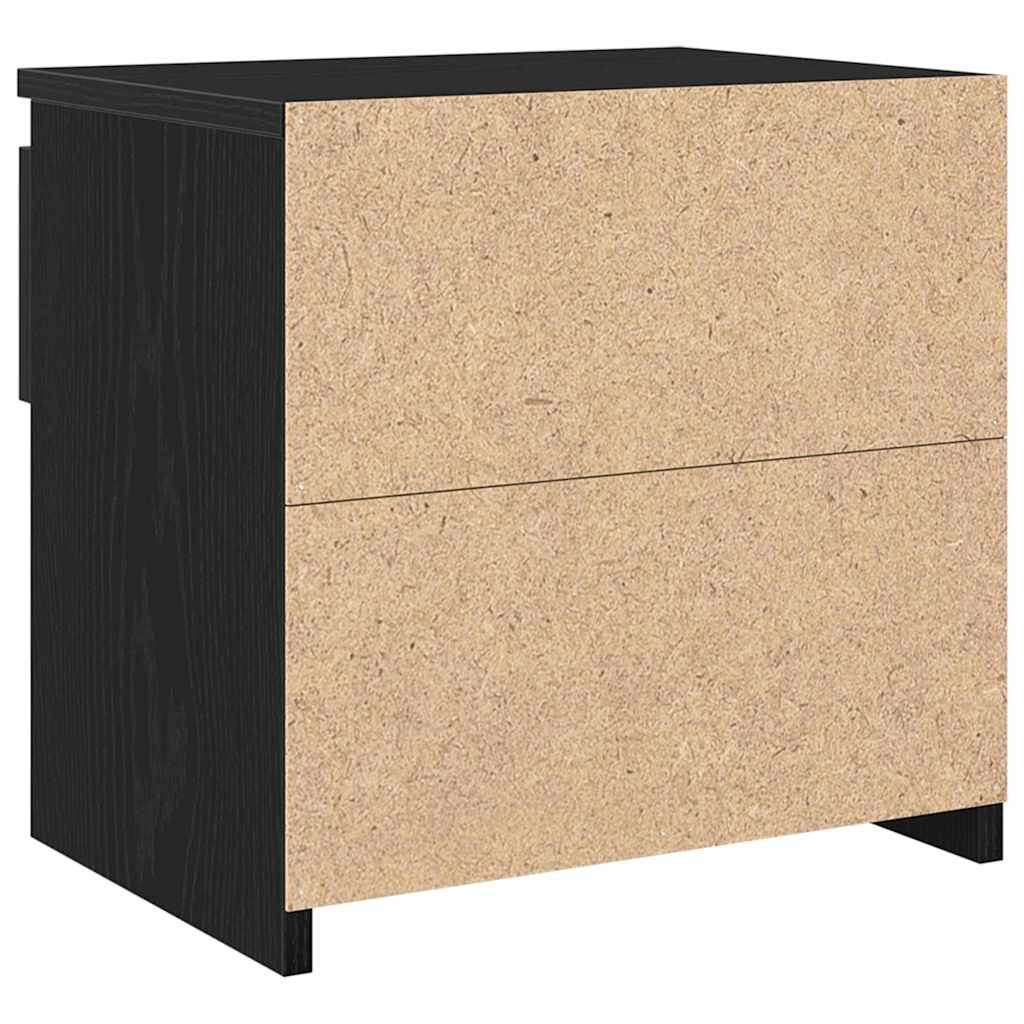 vidaXL Nachtkastje 40x30x39 cm bewerkt hout wit