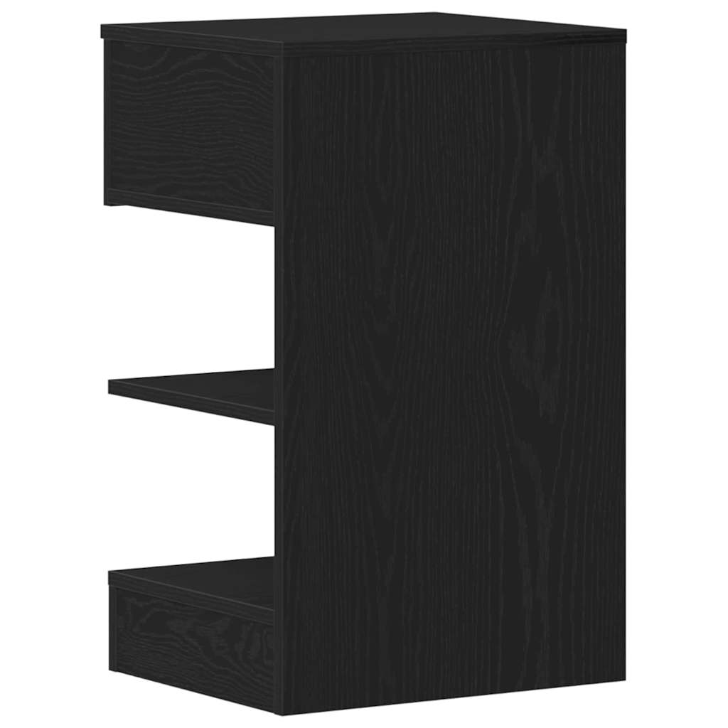 vidaXL Nachtkastje 40x35x65 cm bewerkt hout wit