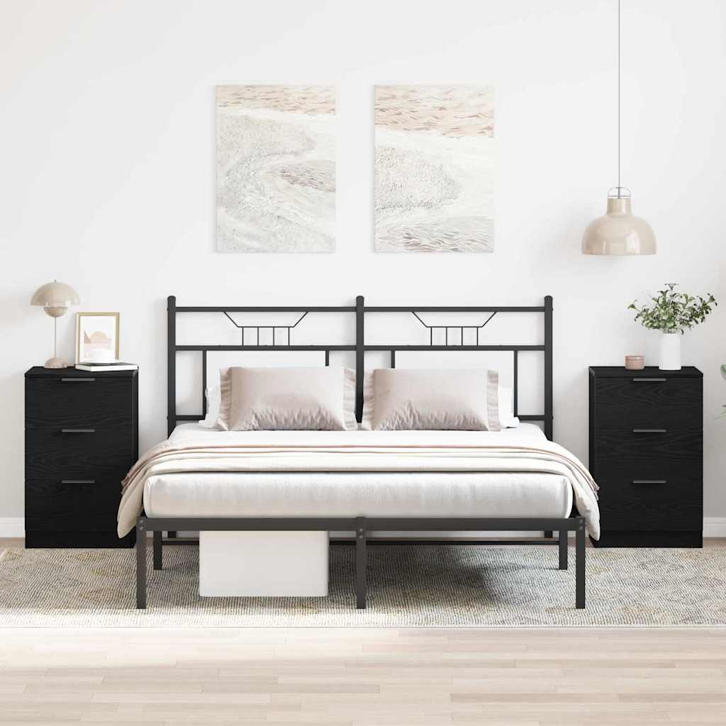 vidaXL Nachtkastje 40x36x65 cm wit